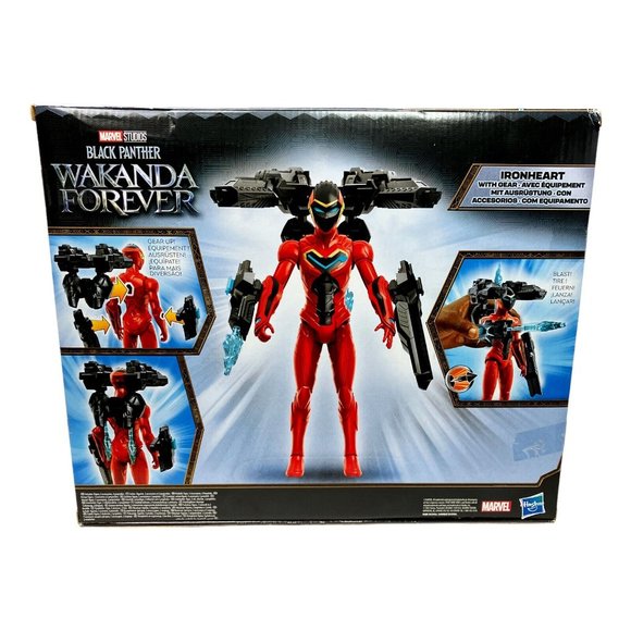 Wakanda Forever Marvel Black Panther IronHeart Hero Hasbro Titan Series 1st New - Picture 5 of 9